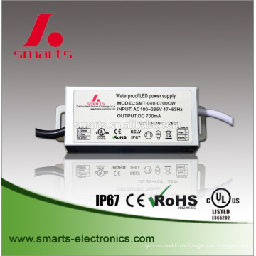 IP67 waterproof constant current 32w cob led driver 30w 900ma